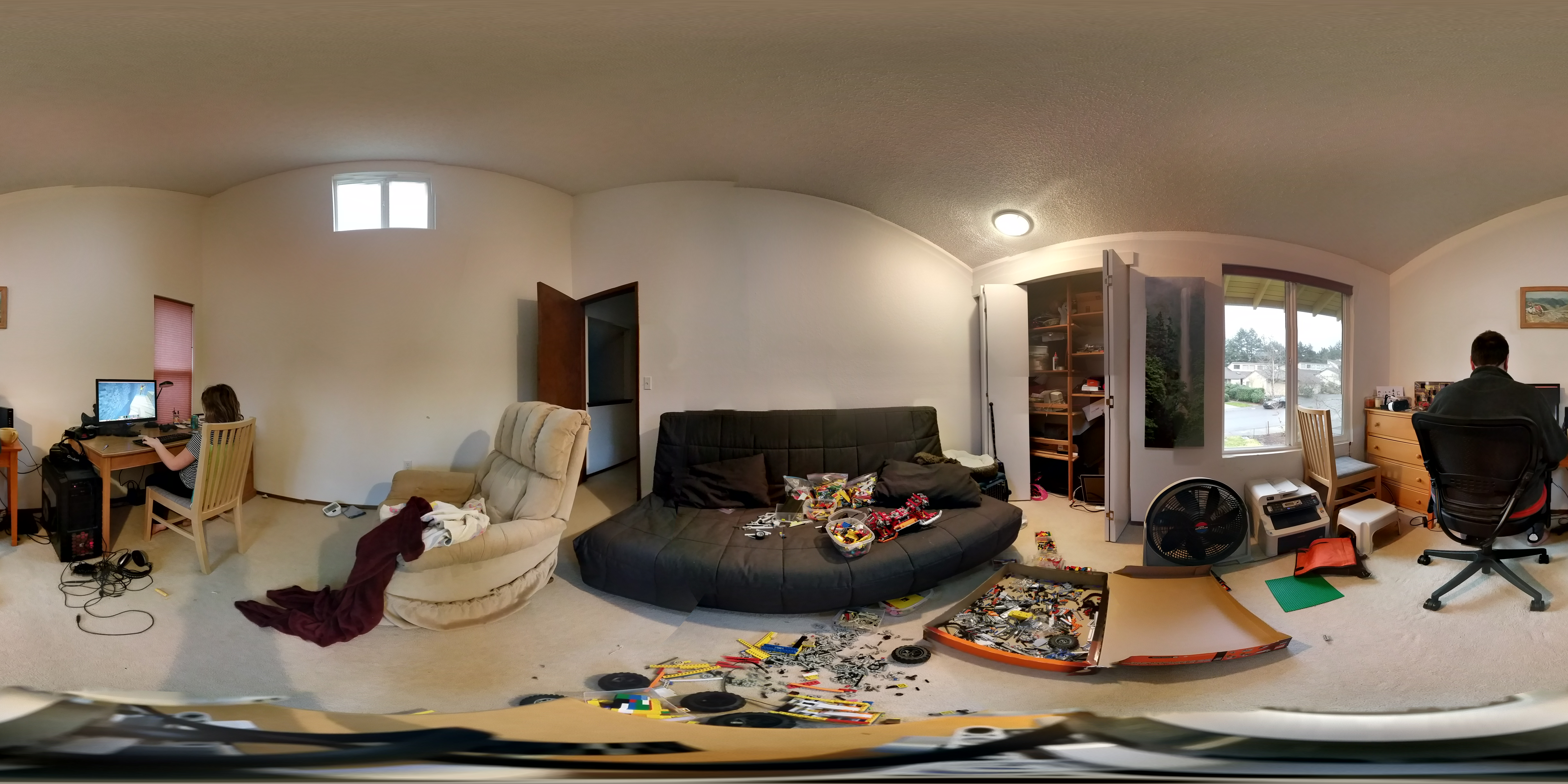 Sample 360° Photo for Gear VR taken using the Lego Photobot